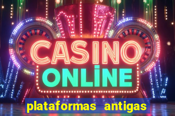 plataformas antigas de jogos