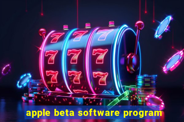 apple beta software program